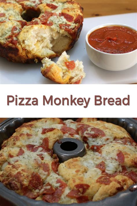 Shake biscuits in bag with sugar and cinnamon. Pizza Monkey Bread in 2020 | Pizza monkey bread, Monkey bread, Recipes