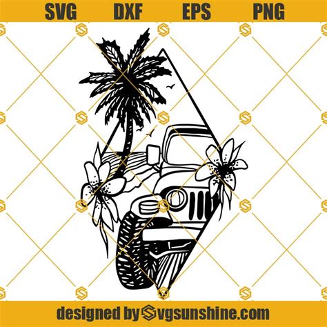 Jeep Girl Svg Jeep Svg Png Dxf Eps Cut Files Vector Clipart Cricut