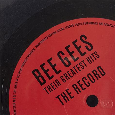 Bee gees greatest hits display the metamorphosis of the gibbs brothers from the beatlesque ensemble to the disco kings. Bee Gees: Their Greatest Hits - The - CD - Opus3a