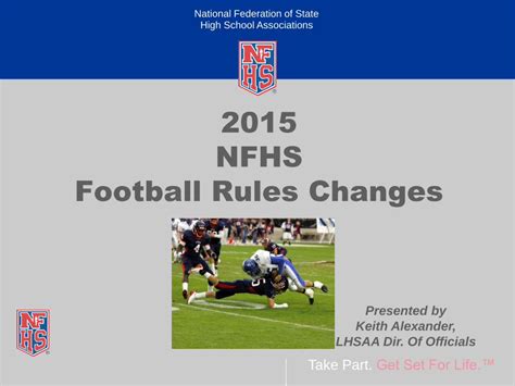 Pdf 2015 Nfhs Football Rules Changes Uploadsforms