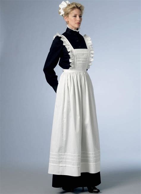 Butterick B6229 House Hold Servant Uniform Historic Edwardian Pioneer