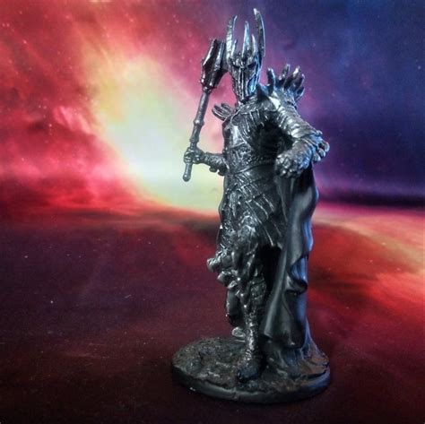 Sauron Lord Of The Rings Eaglemoss Lead Figurine 2010 Rare Etsy Uk