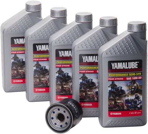 Yamalube Semi Synthetic 10w 50 Oil Change Kit Side X Side