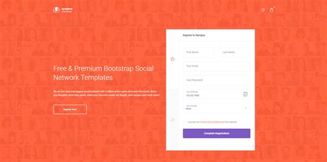 20 Best Free And Premium Bootstrap Social Network Templates 2020 Colorlib