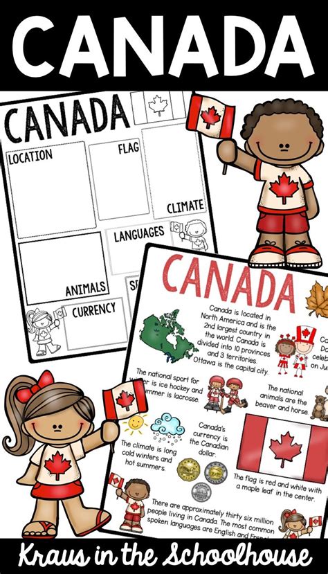 Canada Social Studies Activities Facts About Canada Activity Sheets