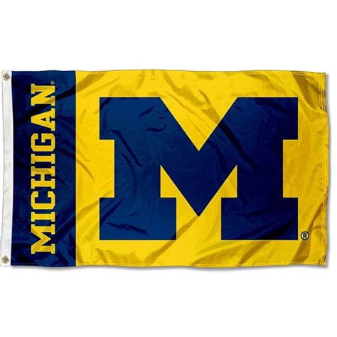 University Of Michigan Flag Etsy Michigan Flag College Flags Etsy