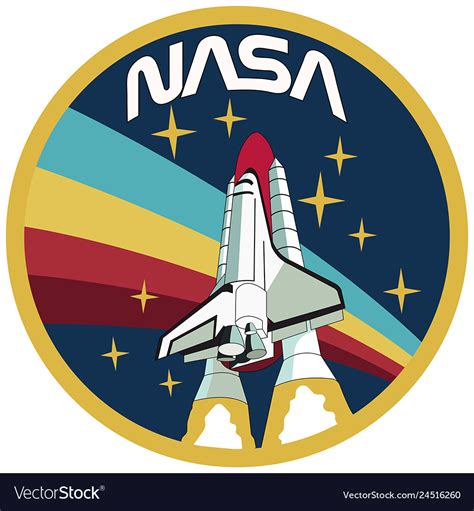Who designed the nasa logo? Nasa rocket logo Royalty Free Vector Image - VectorStock