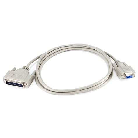 Null Modem Db9fdb25m Molded Cable 4 Lengths Available Monoprice