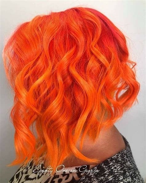 Iroiro Neon Orange Orange Hair Bright Hair Inspiration Color Hair