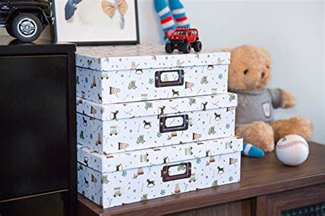 Soul And Lane Decorative Storage Cardboard Boxes For Kids Oh Baby Set