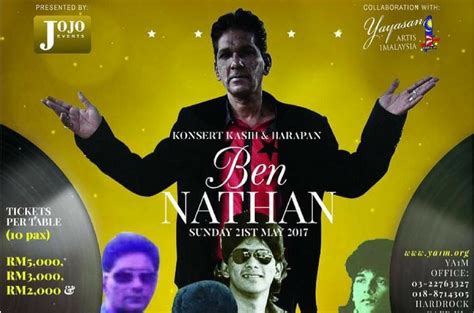 Рет қаралды 278 м.5 жыл бұрын. Konsert Bakal Bantu Ben Nathan | Entertainment | Rojak Daily