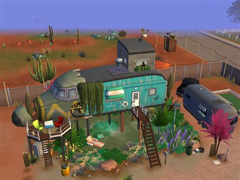 Sims 4 Strangerville Swamp Trailer House Sims4 Sims Sims 4 Houses