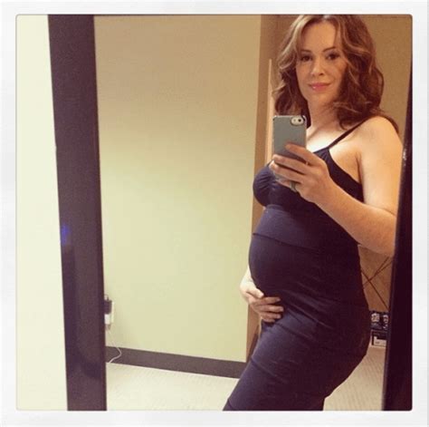 Pregnant Alyssa Milano Rpregcelebs