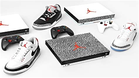 Xbox Apresenta Versões Da Xbox One X Inspiradas Nas Air Jordan