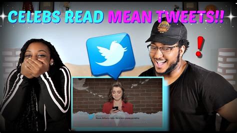 Celebrities Read Mean Tweets REACTION YouTube