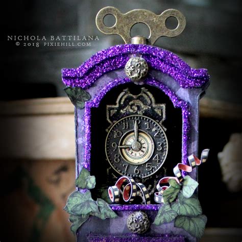 Pixie Hill Hallowe En In Wonderland Nonsense Clock G45DarkSide