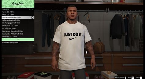 T Shirt Pack For Franklin Gta Mods Com