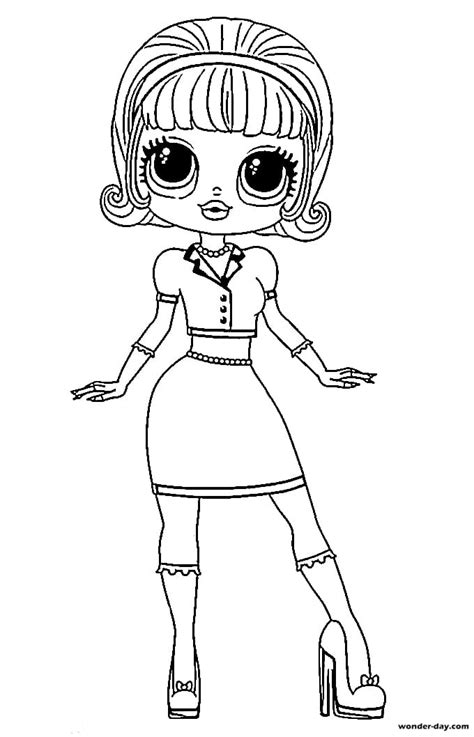 Lol Doll Coloring Pages Crystal Queen