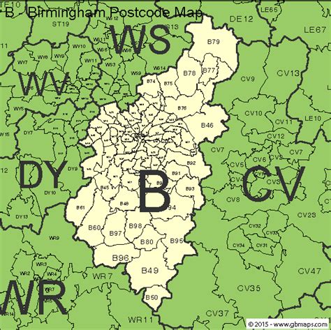 Birmingham Zip Code Map
