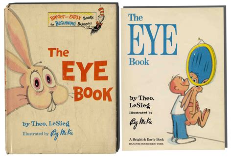 Lot Detail Dr Seuss The Eye Book First Edition First Printing