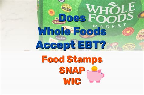 Yes, whole foods takes ebt. Does Whole Foods Accept EBT? Food Stamps | SNAP | WIC ...