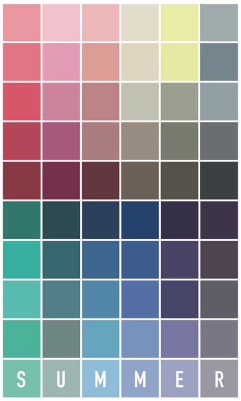 Summer Color Palette Artofit