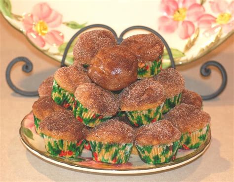Pumpkin Spiced Donut Hole Mini Muffins Just A Pinch Recipes