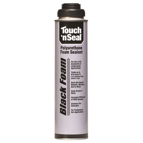 Touch N Seal Black Foam Polyurethane Foam Sealant Gic