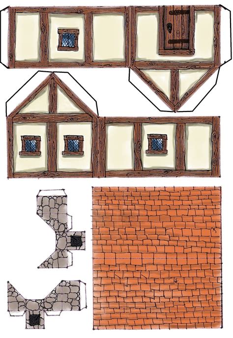 Ernys Place Another Free Oldhammer Building Paper House Template