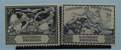 Southern Rhodesia Stamps 1949 Sg68 69 Mint Manor Stamps