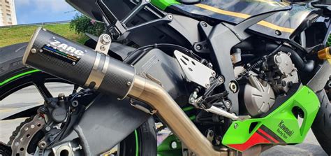 Escapamento Ponteira Kawasaki Ninja Zx6r Zx6 R 636 20 Até 23 JL Shop