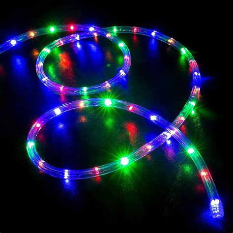 Tubo Luminoso 10m Luci Di Natale Luce Multicolor Rgb Led Addobbi Per