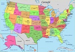 Mapa de Estados Unidos | Mapa USA - AnnaMapa.com