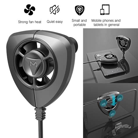 Mobile Phone Radiator Gaming Universal Phone Cooler Portable Fan