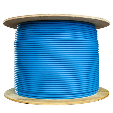 These bulk cat8 ethernet cables are perfect for 40g network connections. 1000ft Shielded Blue Cat6 Ethernet Spool, Solid, Bulk