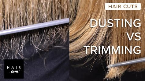 How To Get Rid Of Split Ends — Dusting Vs Trimming Youtube