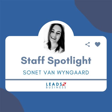 Sonet Van Wyngaard Staff Spotlight Social Leads 2 Business Blog