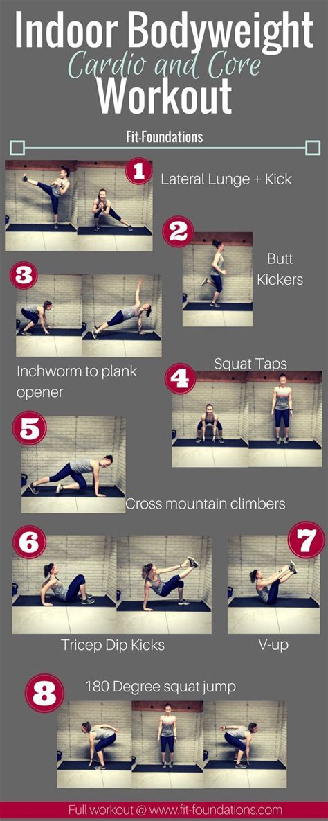 Bodyweight Cardio Workout Fun Indoor Cardiocore For Cold Days