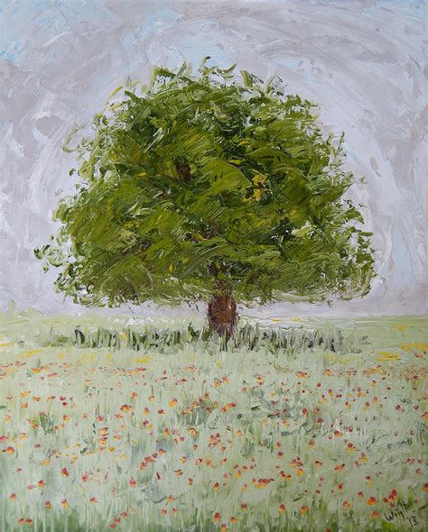 The Lone Pecan Painting By Debbie Wright Swisher Fine Art America