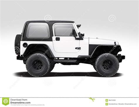 Jeep Wrangler Isolated Stock Photo Image Of Mode Cutout 96474330