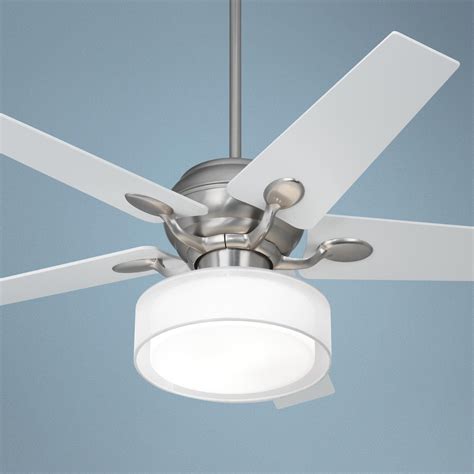 52 Casa Optima Steel Ceiling Fan Drum Shade Light Ceiling Fan With