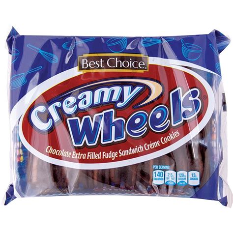 Best Choice Creamy Wheels Chocolate Extra Filled Fudge Sandwich Creme
