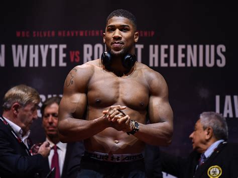 Anthony Joshua To Be ‘leaner And Lighter For Joseph Parker Unification