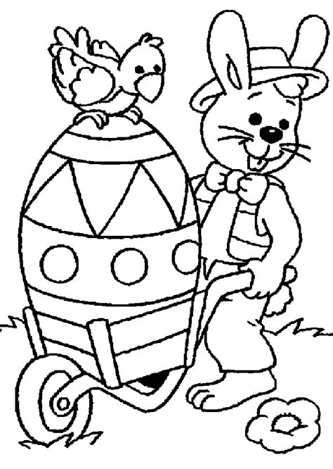 Flower bunny and easter basket coloring page. Free Coloring Pages: February 2012