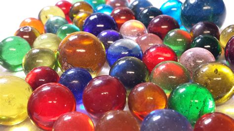 30 Solid Color Glass Marbles Peeries Transparent Marbles Etsy