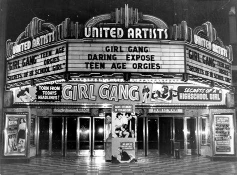 We will be offering a whole lot more than movies this season. Movie Theater Marquees from the 1950s-1970s - Flashbak