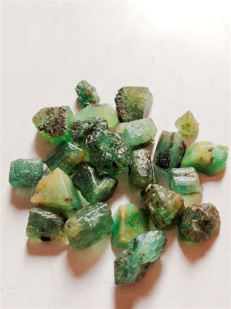 Raw Emerald Stone Genuine Emerald Crystal Natural Emerald Etsy