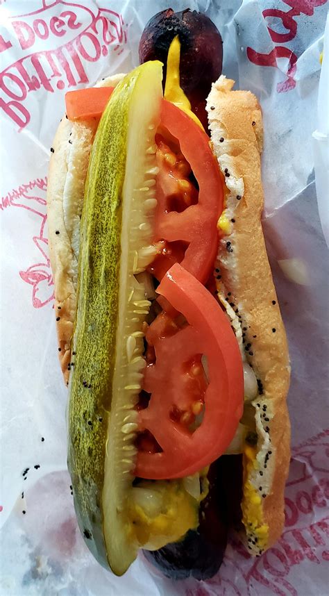 Chicago Style Hot Dog I Ate Food