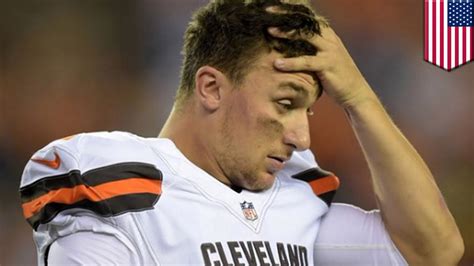 Cleveland Browns To Cut Johnny Manziel Two Seasons After Drafting Him Tomonews Youtube