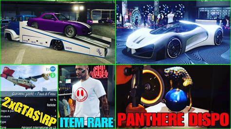 NEWS GTA ONLINE PANTHERE DISPO 3 ACTIVITÉS 2xGTA RP TOUTES LES